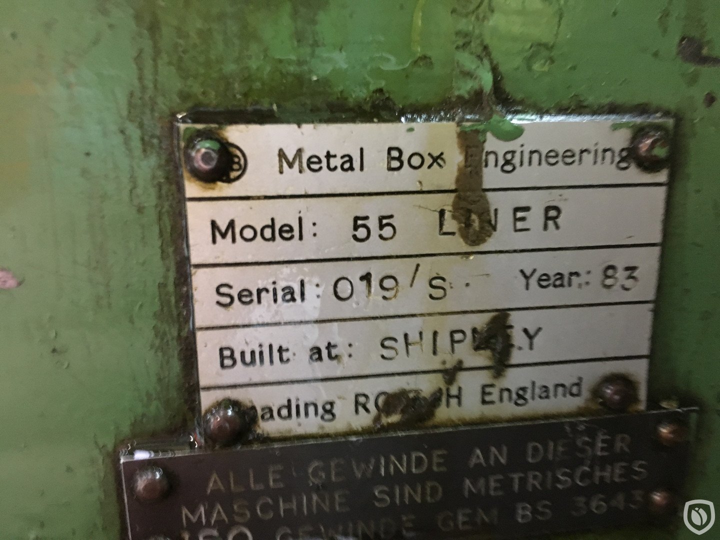 Metal Box 55 L