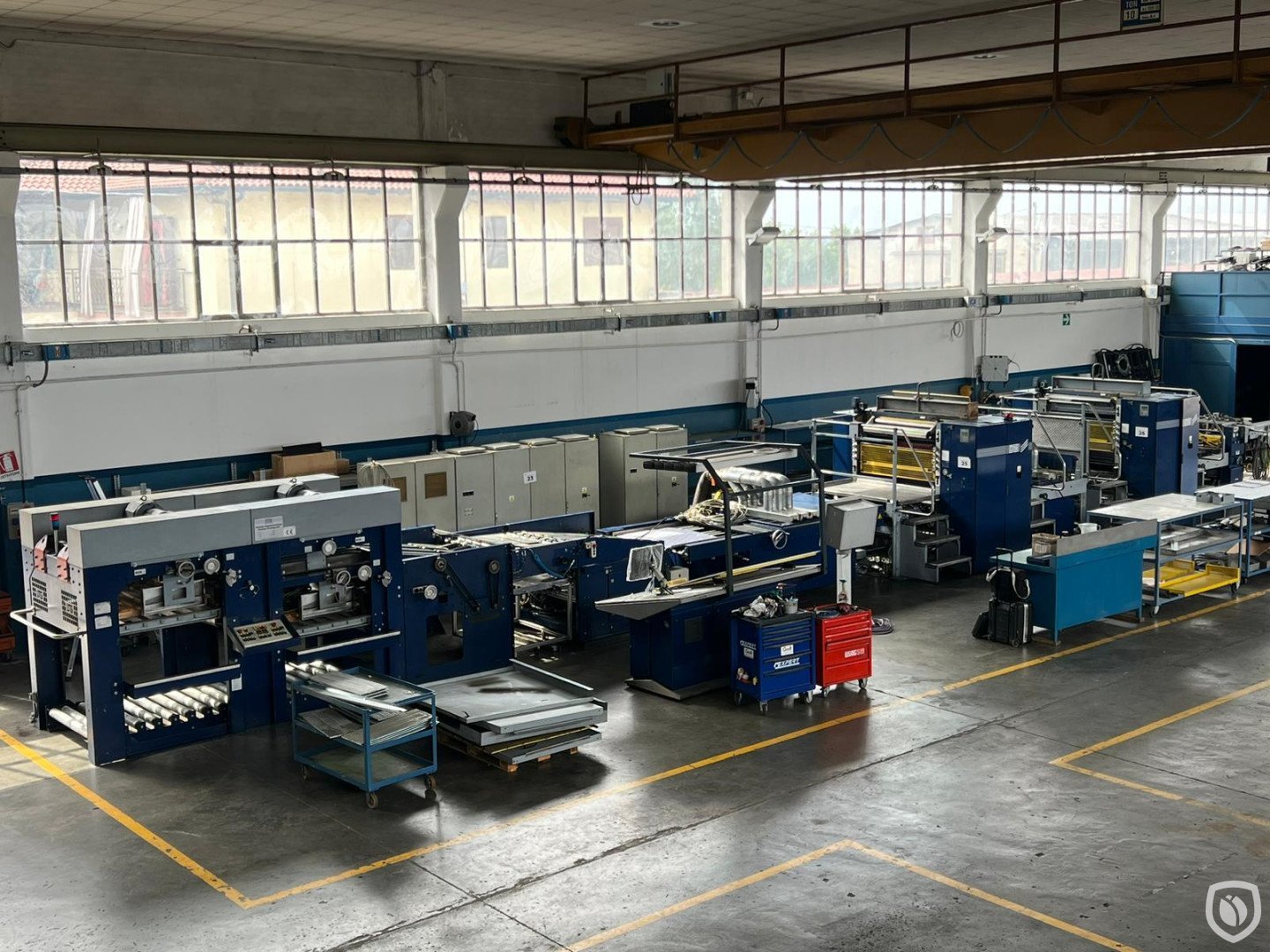 LTG Mailander 122 double color UV printing line