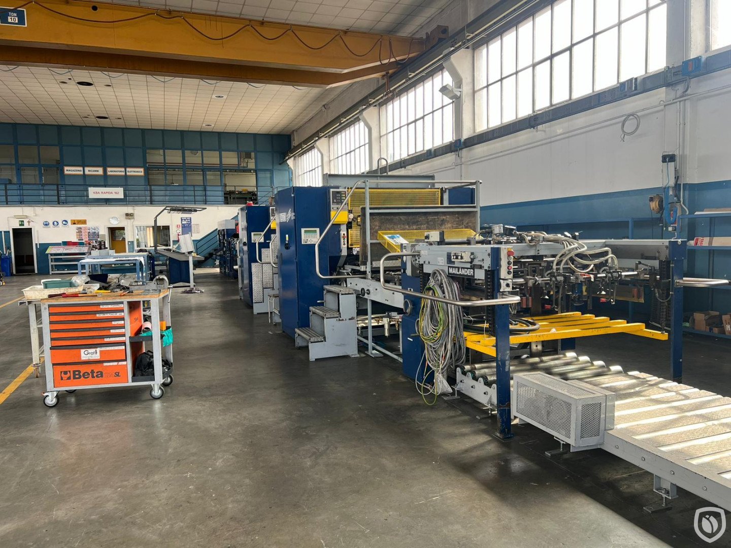 LTG Mailander 122 double color UV printing line