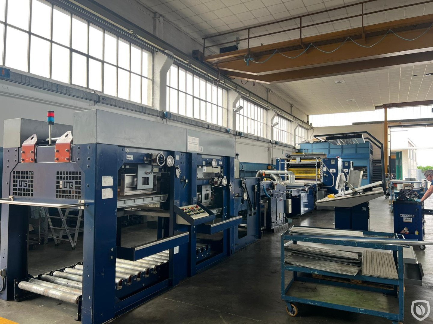 LTG Mailander 122 double color UV printing line