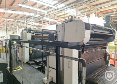 Crabtree Marquess 4036 tandem printing line with LTG tunnel-oven
