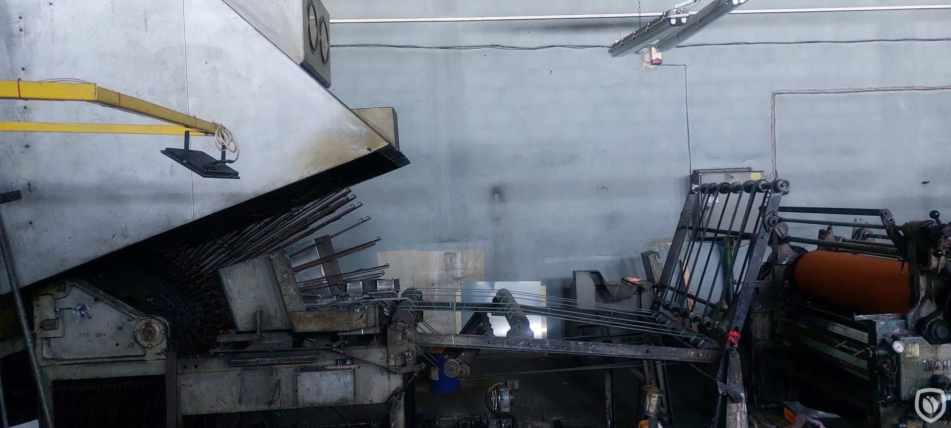 Mailander 169 monocolour printing / coating line with 27 meter LTG tunnel-oven