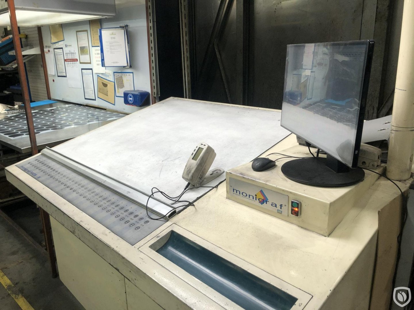 Mailander 121 single colour printing line with UV-oven