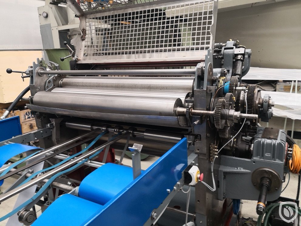 Mailander 162 bi-color printing with 460 plain coating