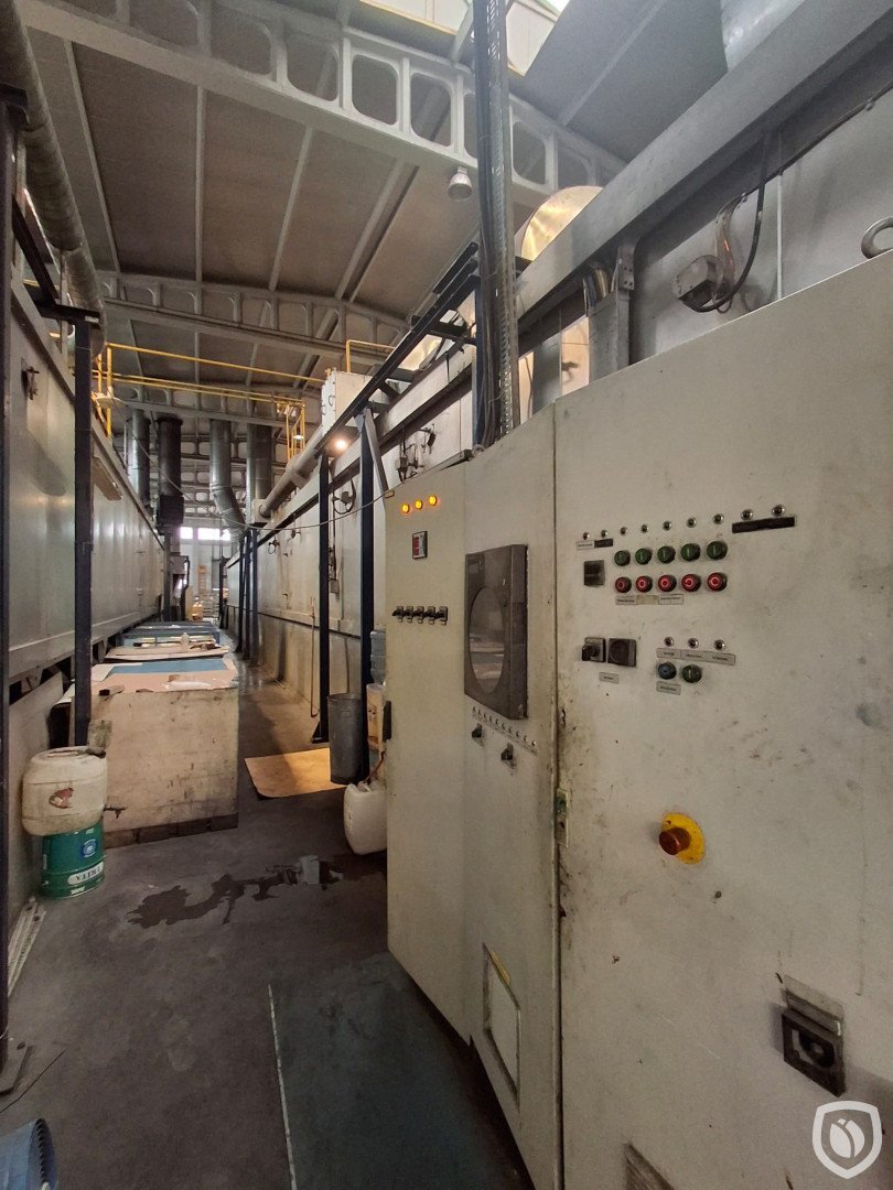 Bauer+Kunzi 6-colour printing line with 27 meter tunnel-oven