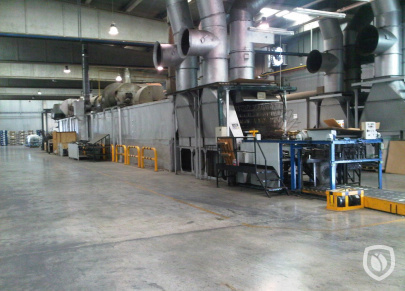 Mailander 431 coating line with LTG incinerator